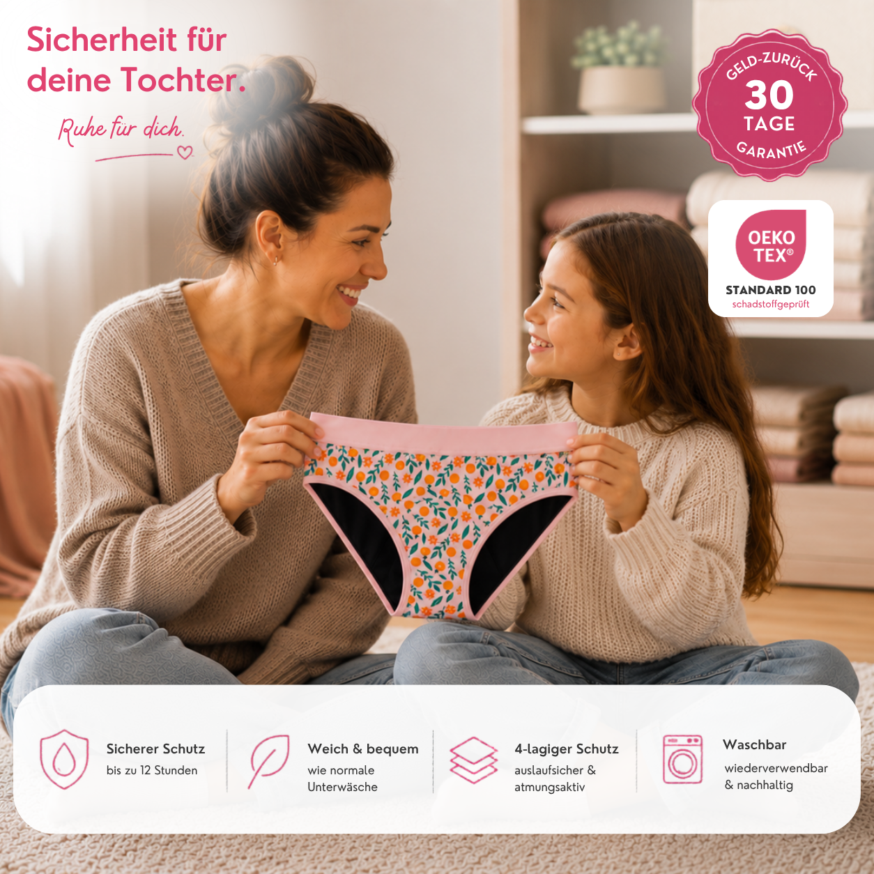 Comfyslip - Periodenpanty für Teens